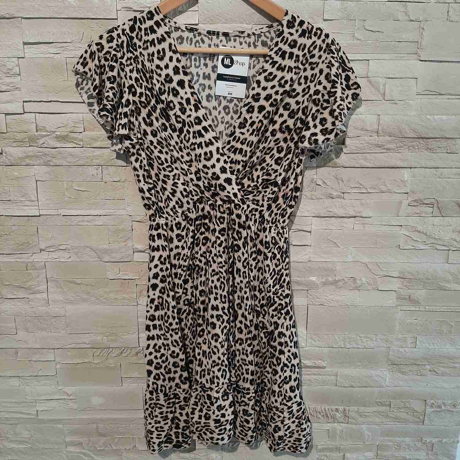 vestito "gwen" leopardato