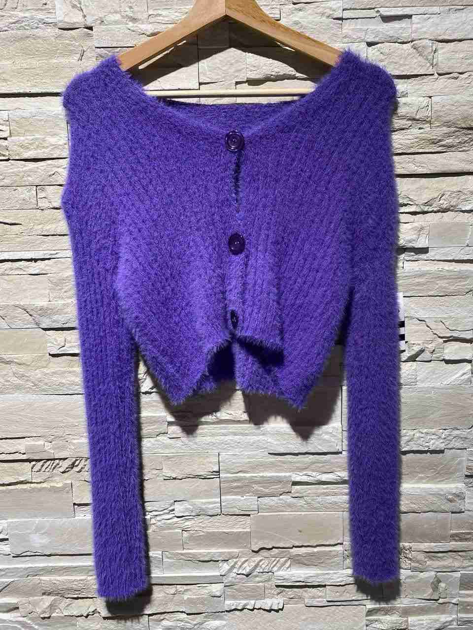 Cardigan peluche