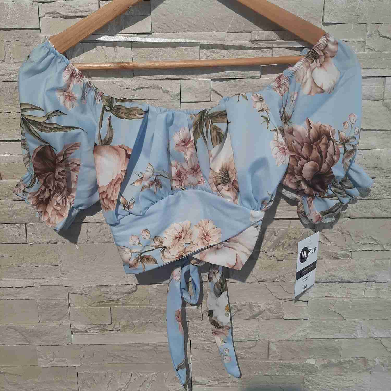 Top in fantasia floreale