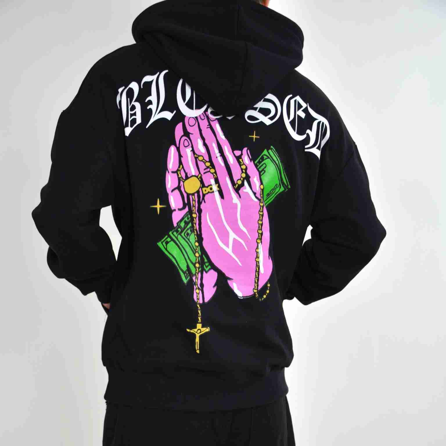 Felpa oversize blessed
