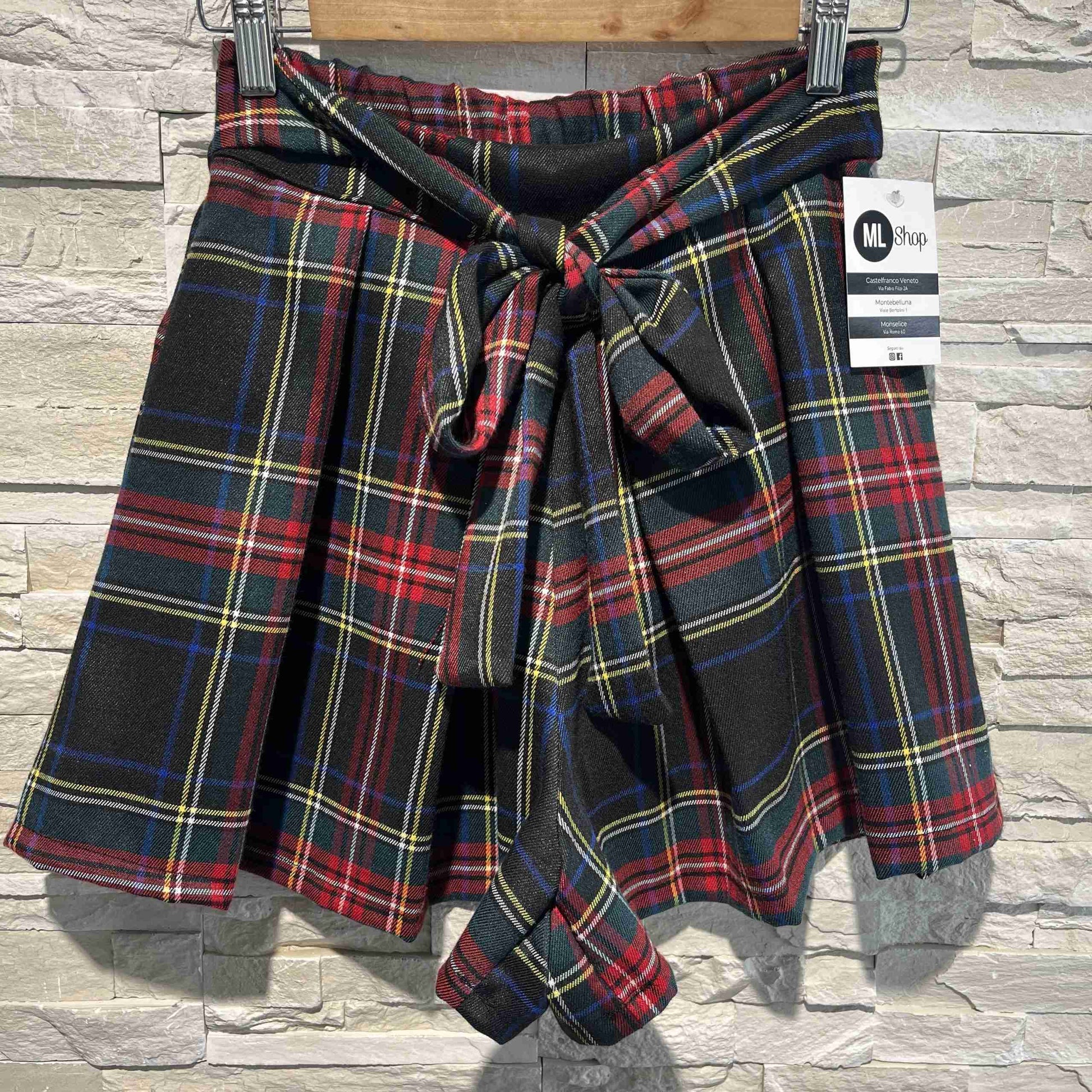 Pantaloncini quadri scozzesi