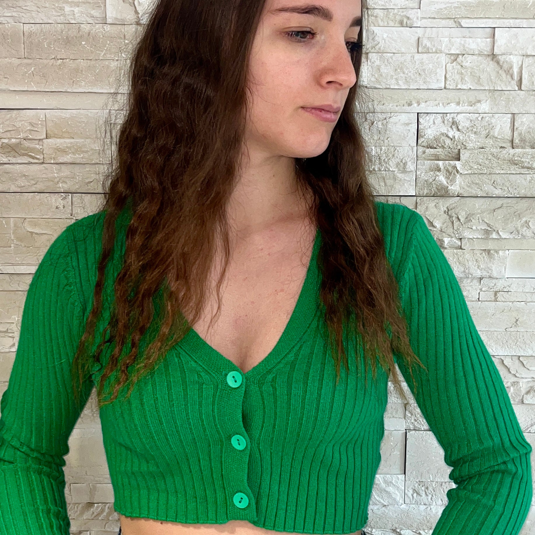 Cardigan crop