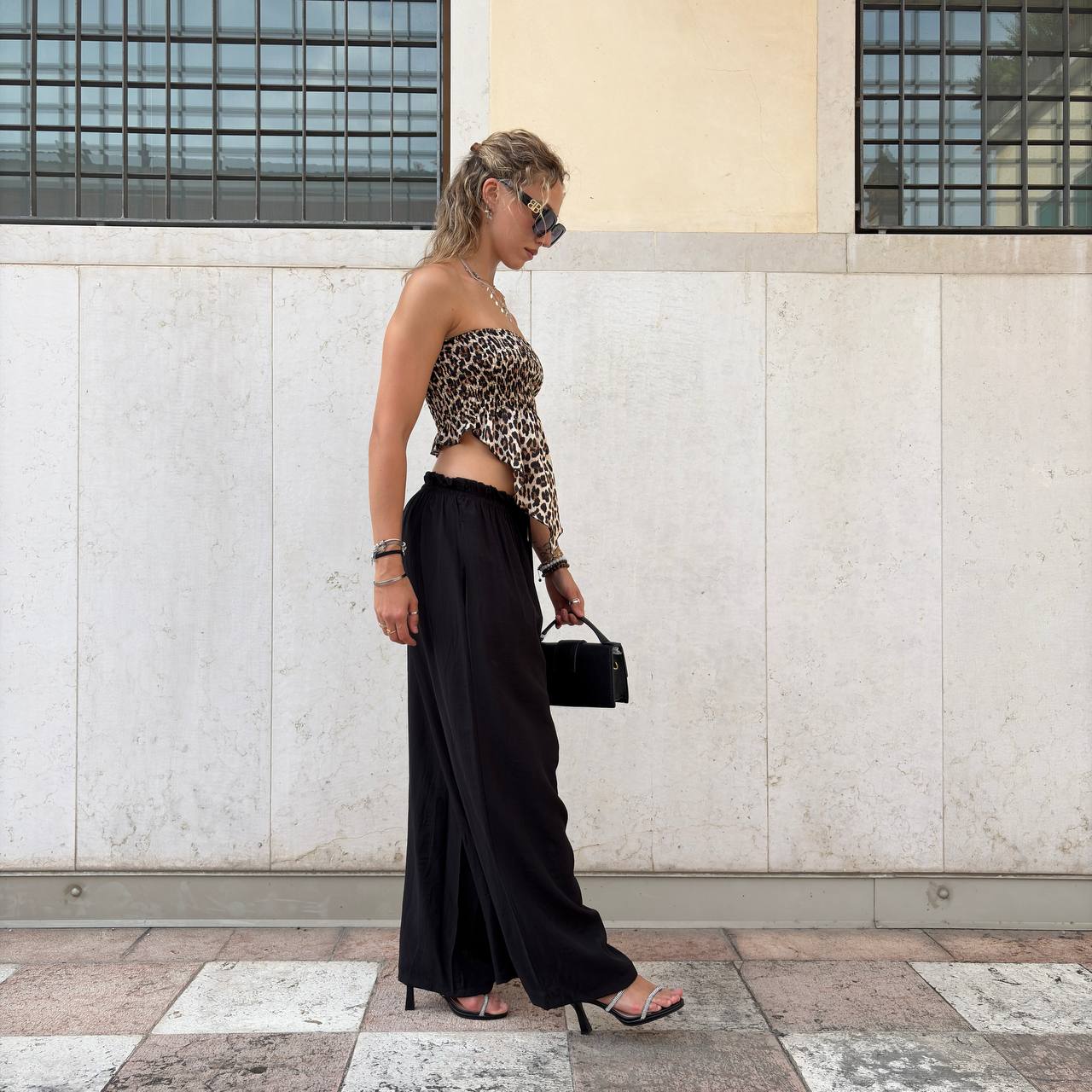 Top bandana animalier