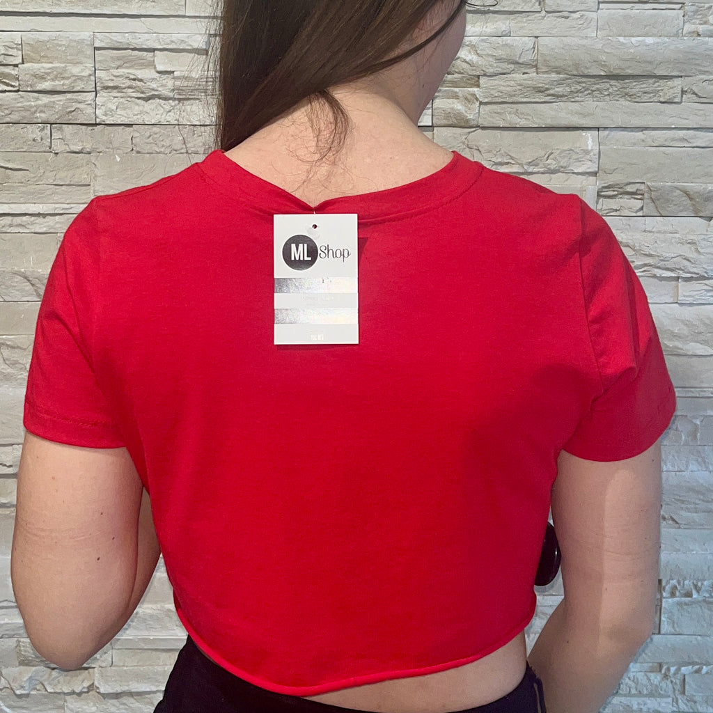 T-shirt crop basic