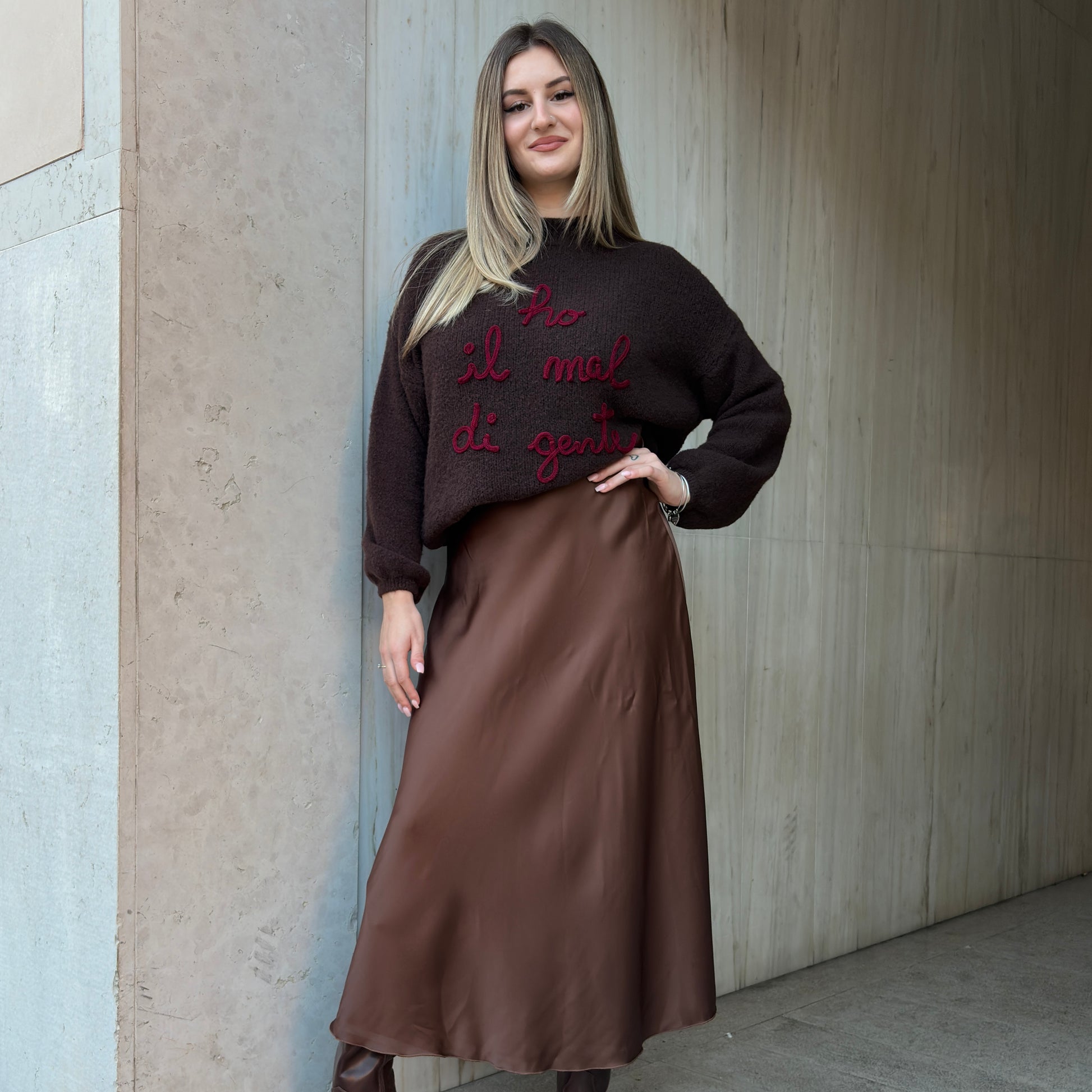 Gonna longuette basic similraso