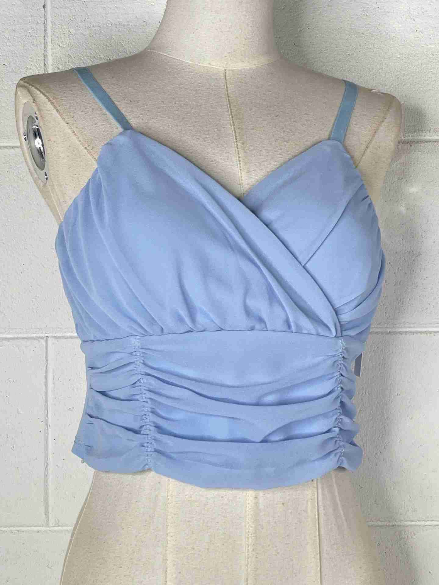 Top con scollo a incrocio