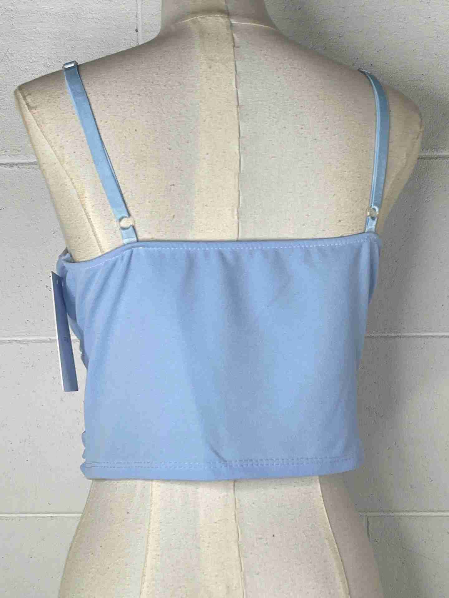 Top con scollo a incrocio