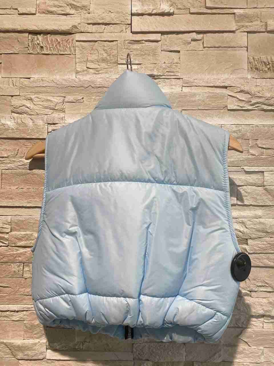 Gilet smanicato crop