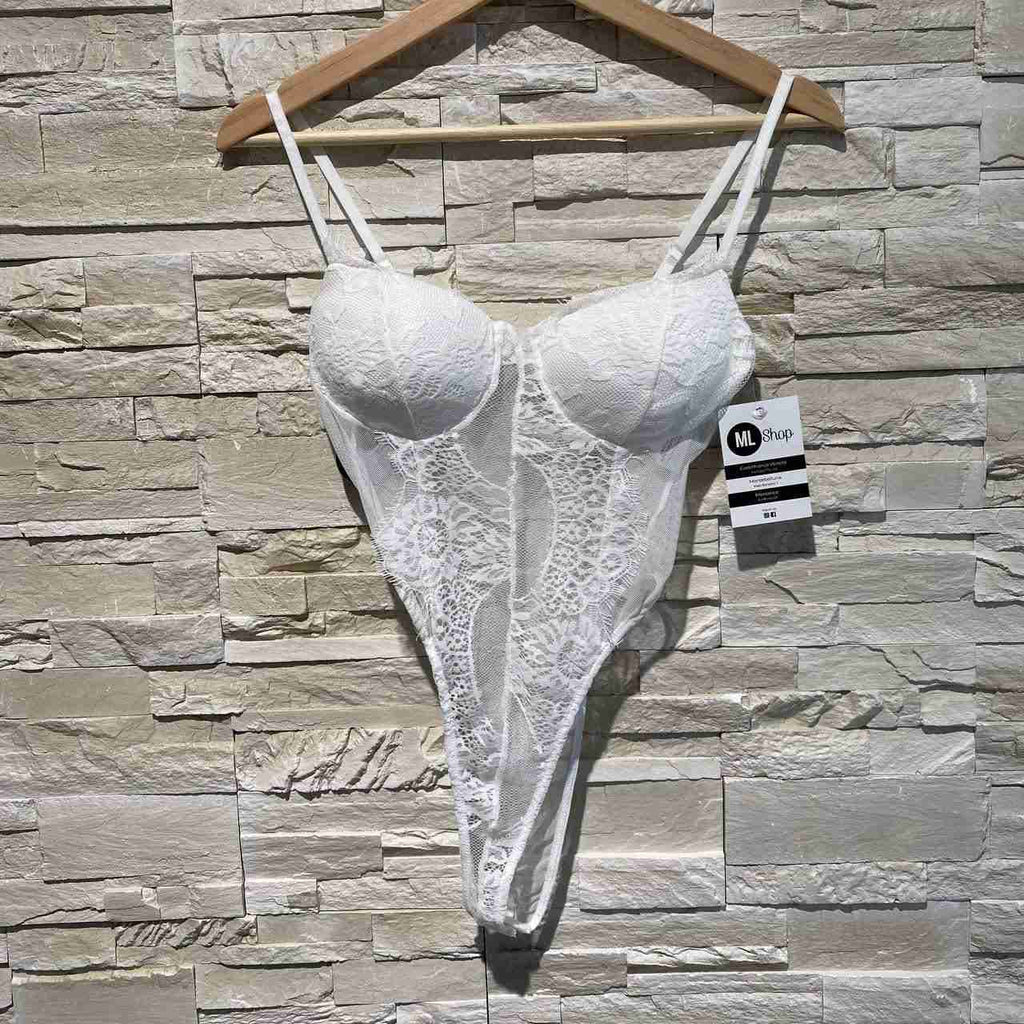 Body in pizzo e tulle