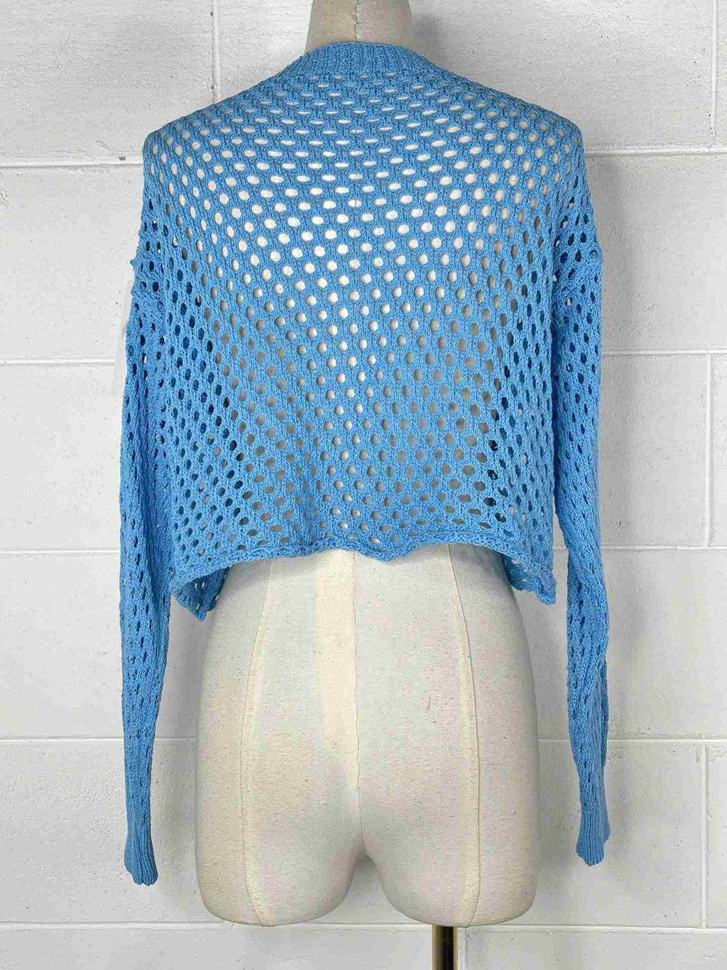 Pullover in maglia traforata