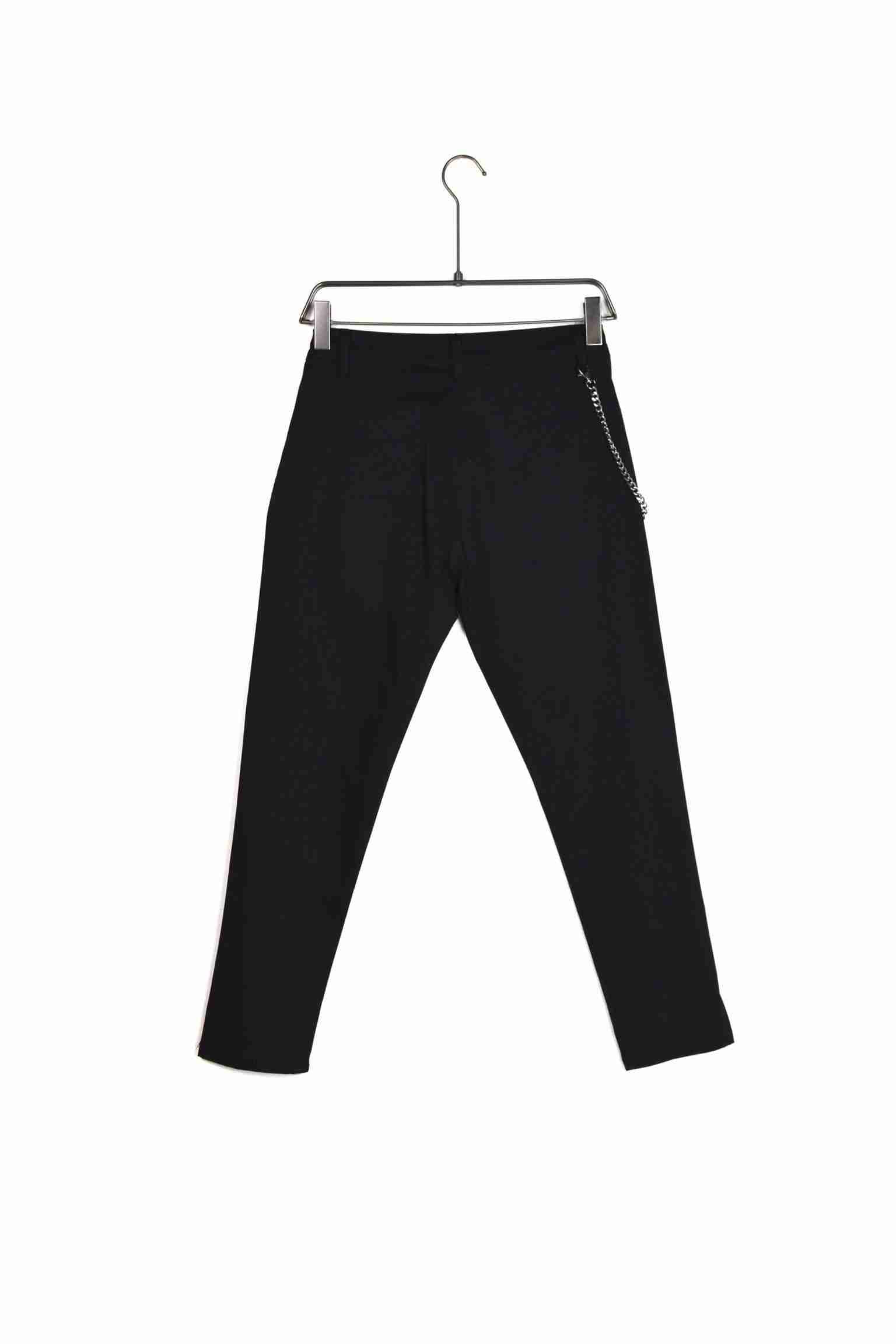 Pantaloni morbidi eleganti con catenella