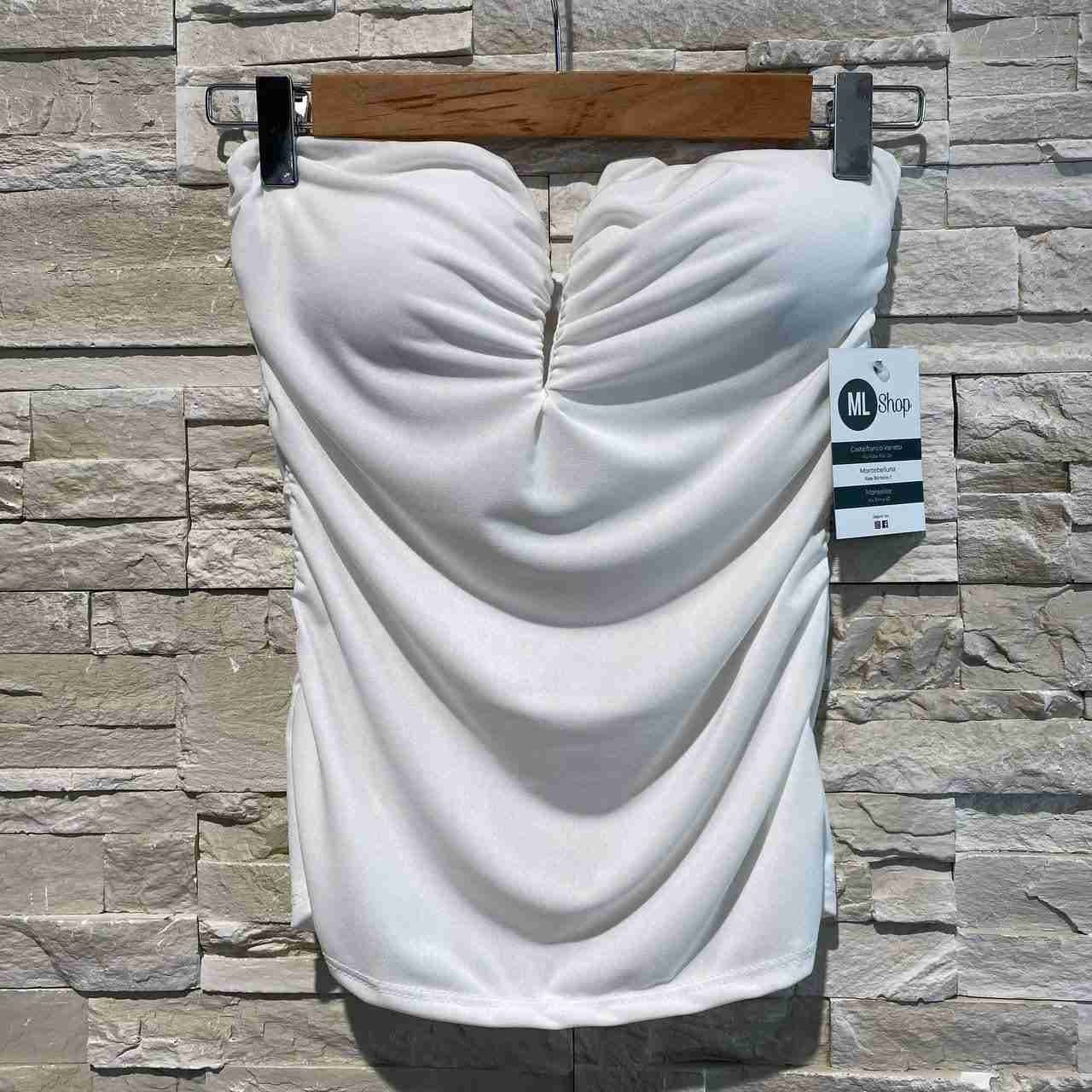 Top corsetto scollatura a cuore