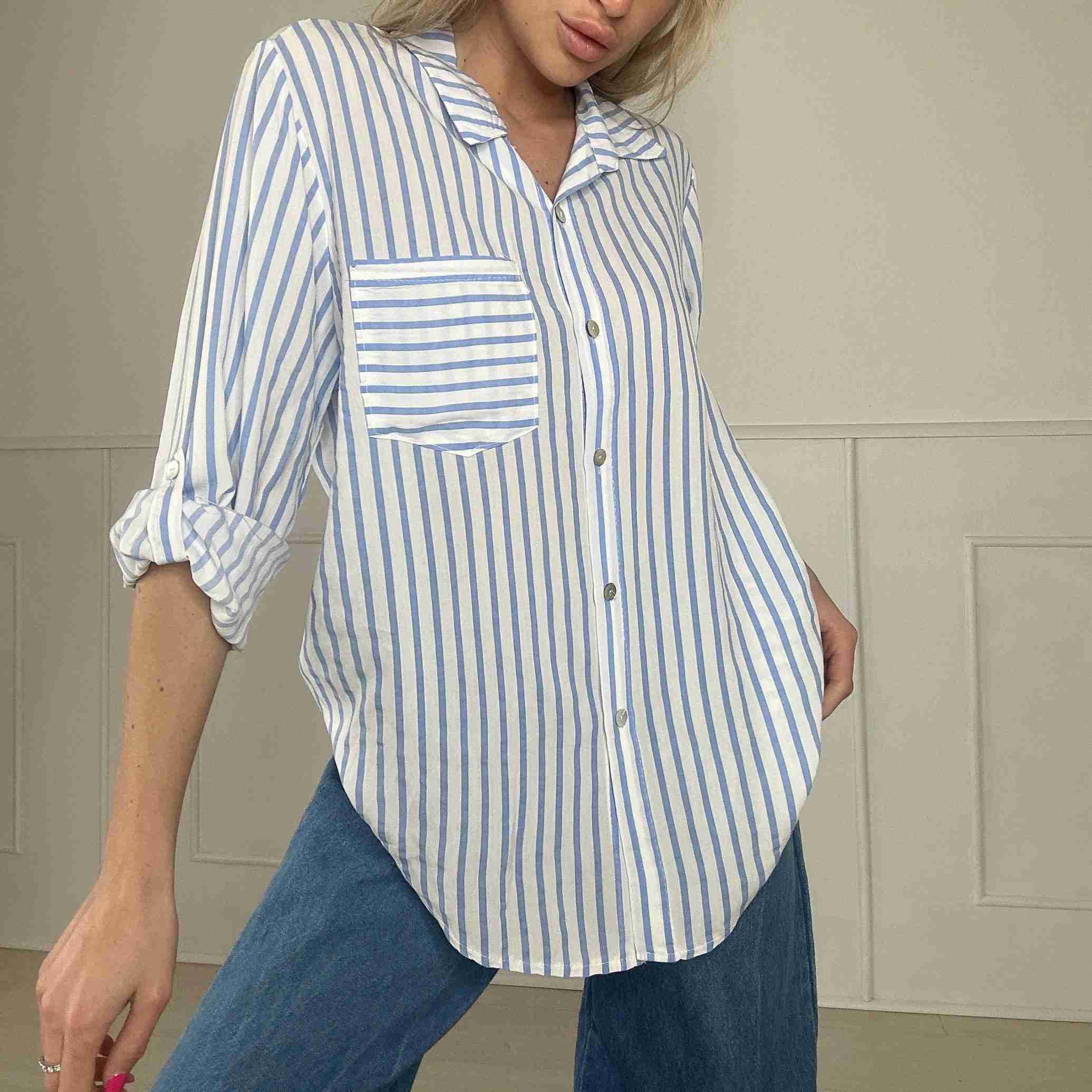Camicia oversize lines