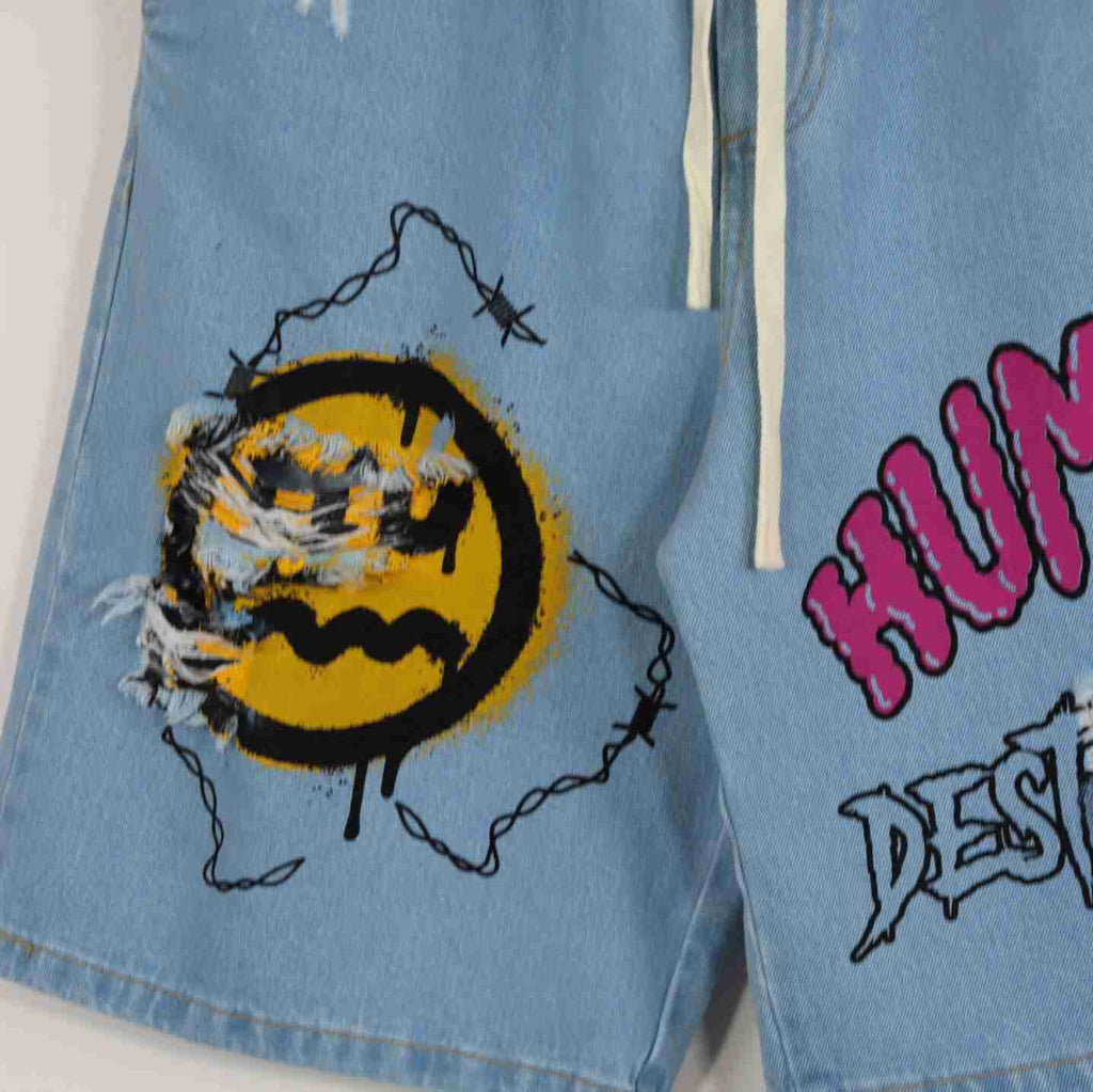 Pantaloncini humor destroved