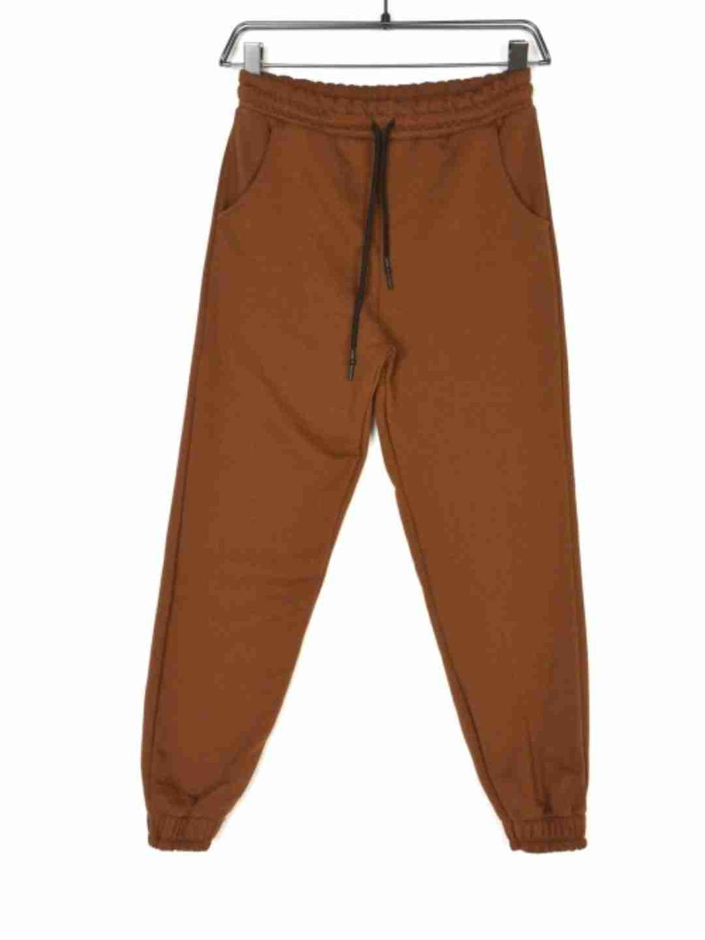 Pantaloni in tuta basic coccio