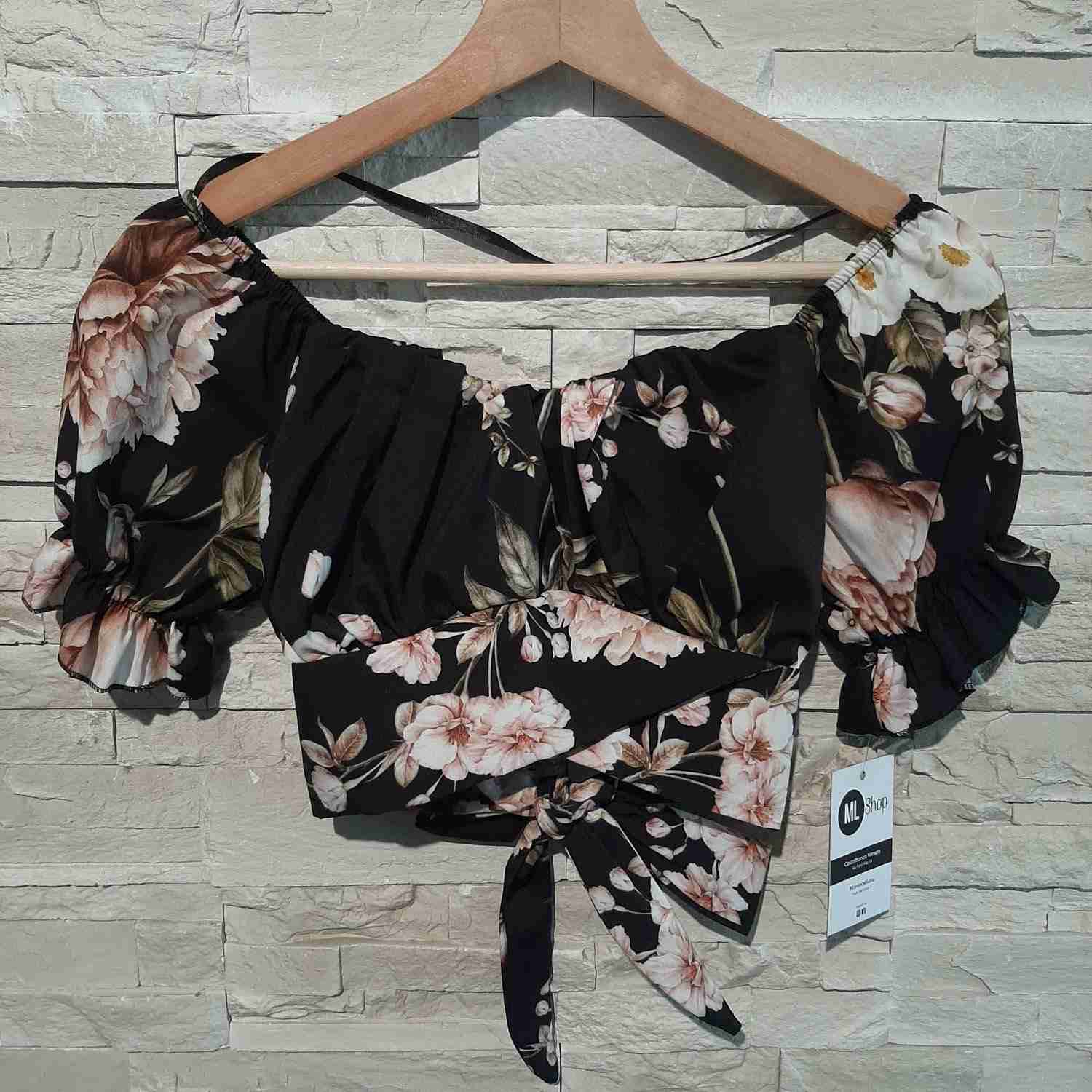 Top in fantasia floreale