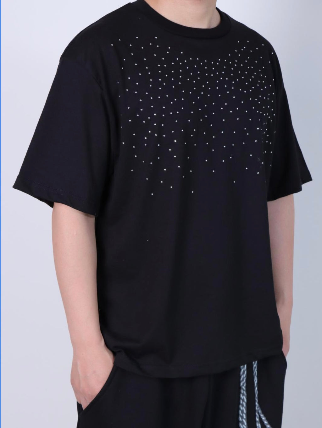 T-shirt royal strass