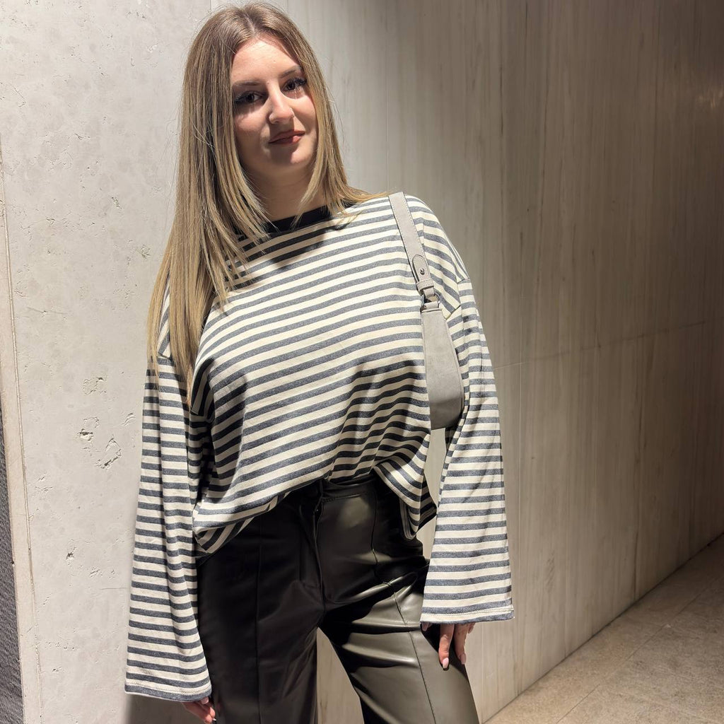 Maglietta club righe