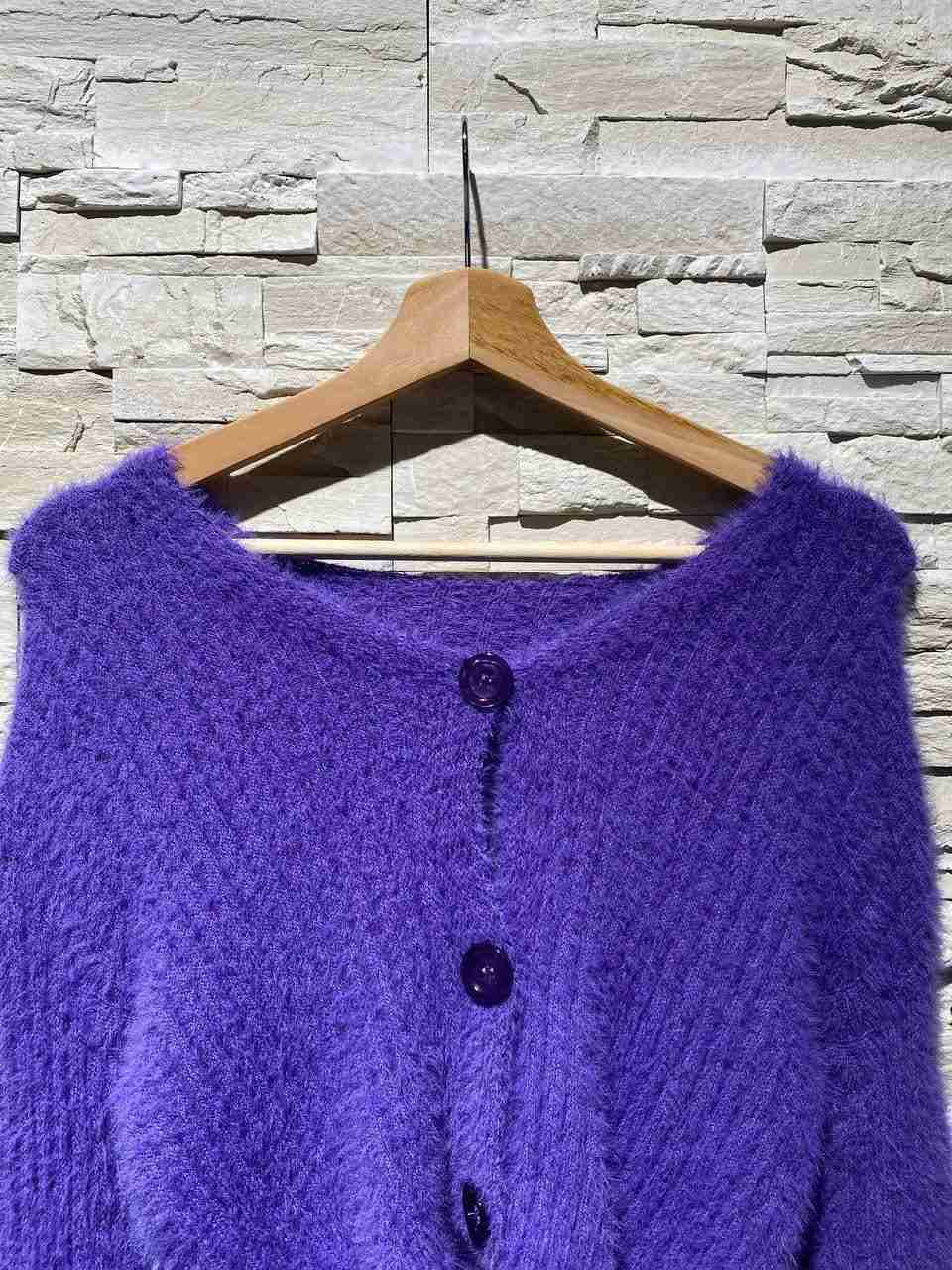 Cardigan peluche