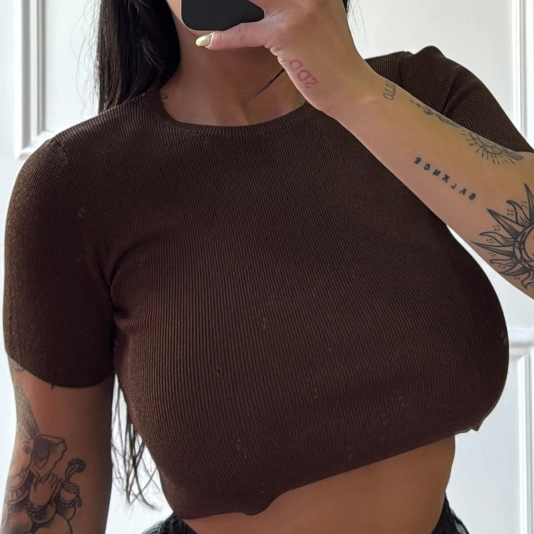 T-shirt cropped