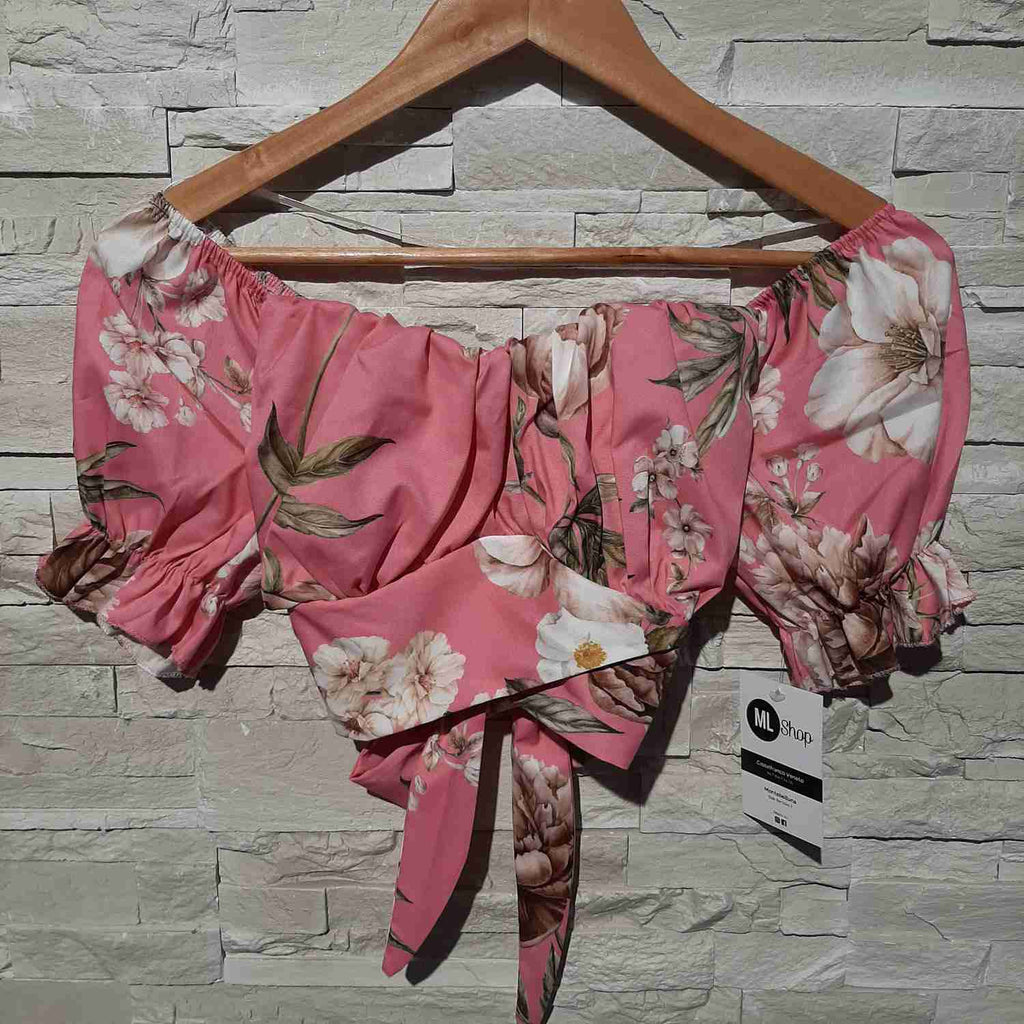 Top in fantasia floreale
