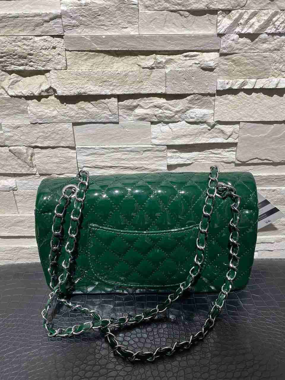 Borsetta rettangolare effetto vernice