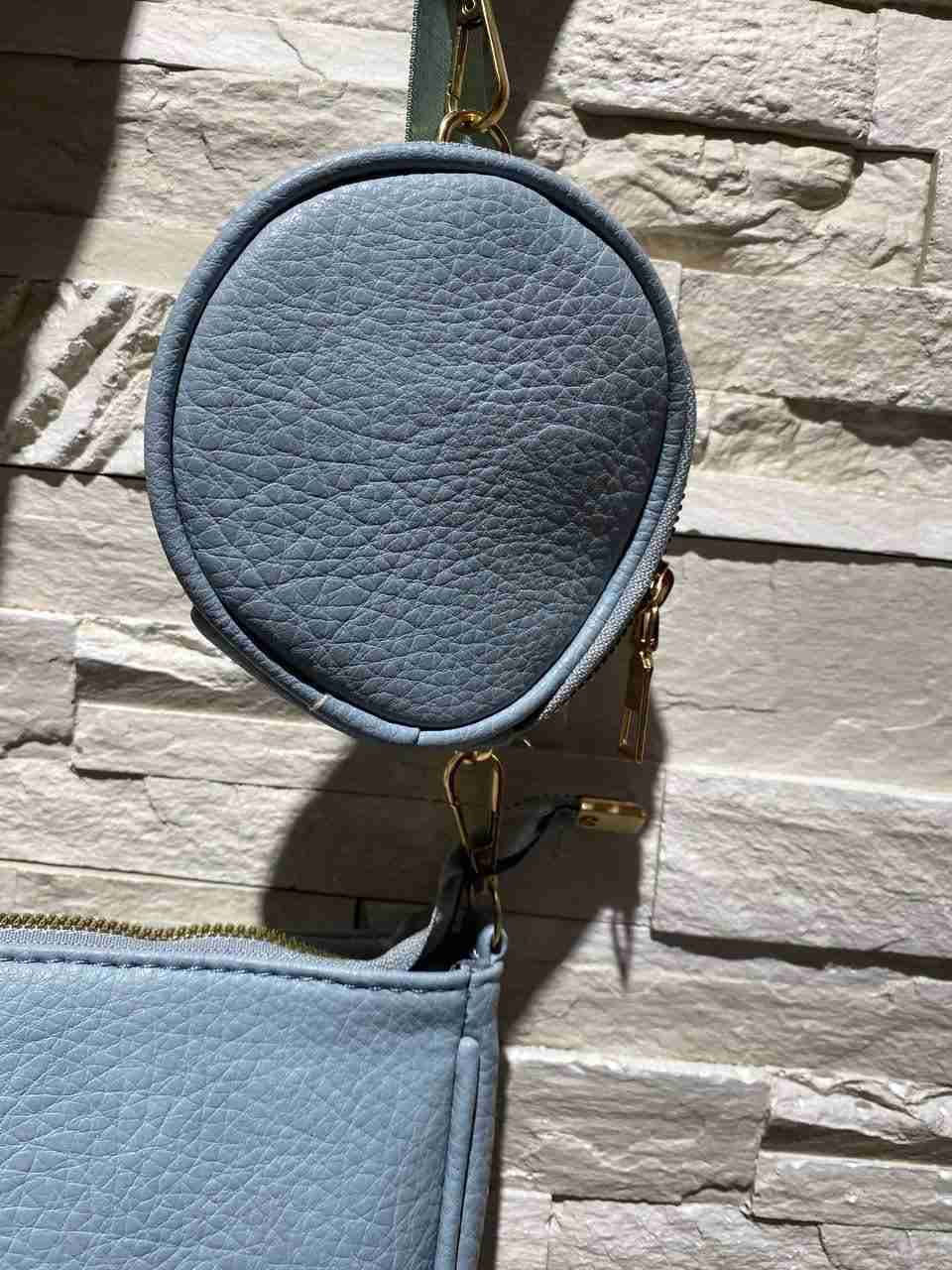 Borsetta rettangolare con portamonete rotondo