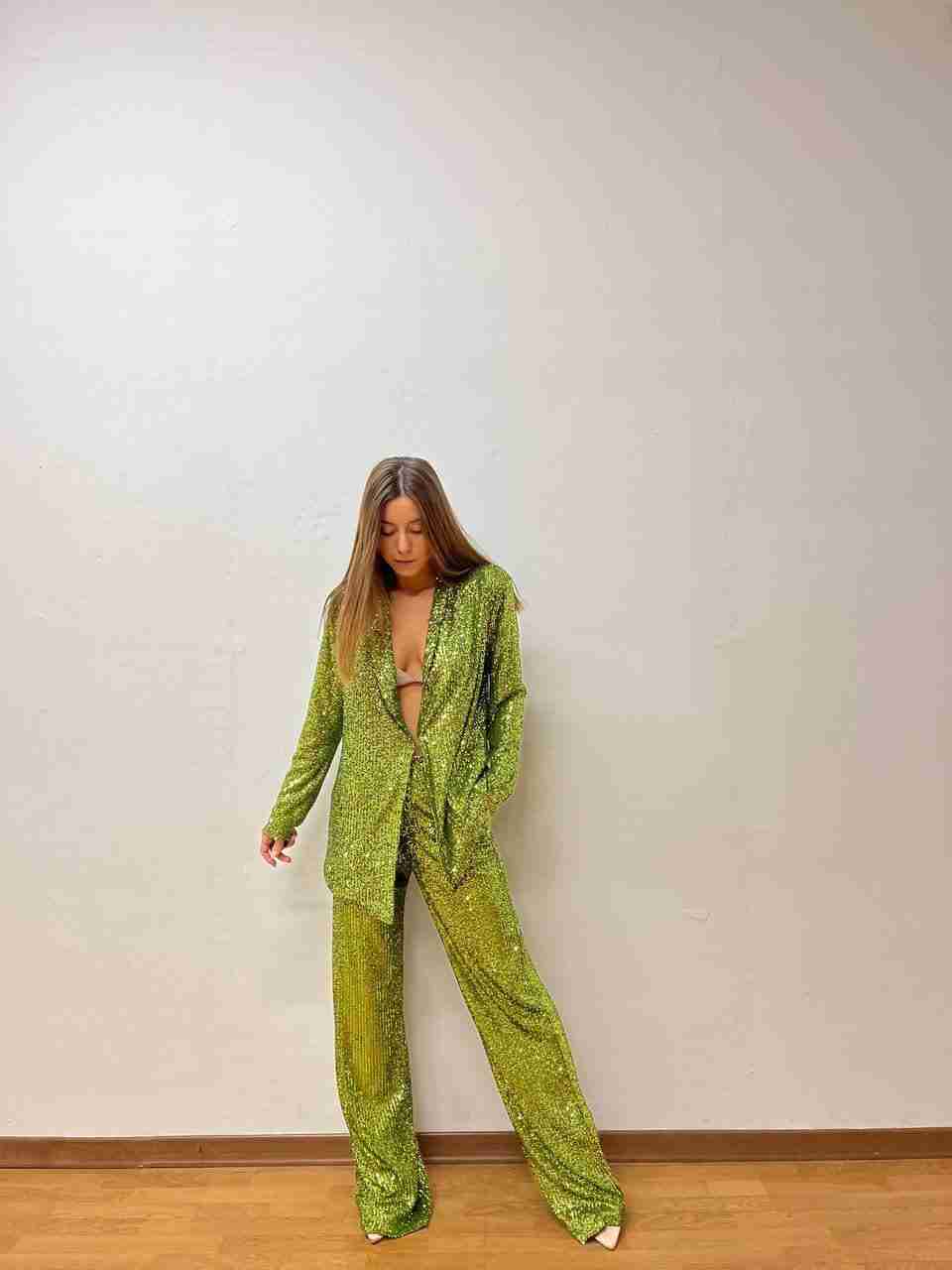 Pantaloni pailettes