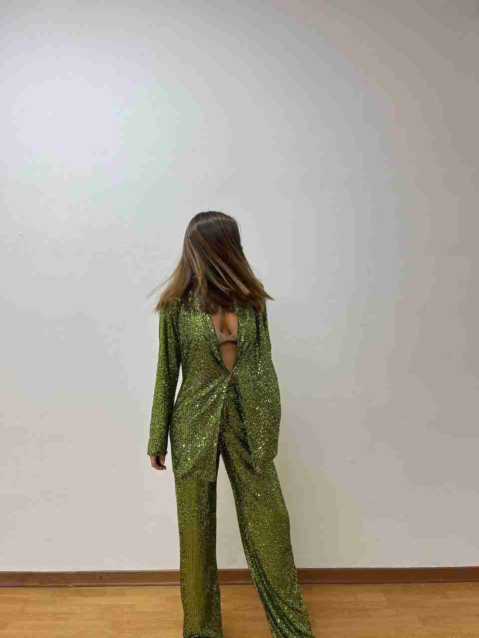 Pantaloni pailettes