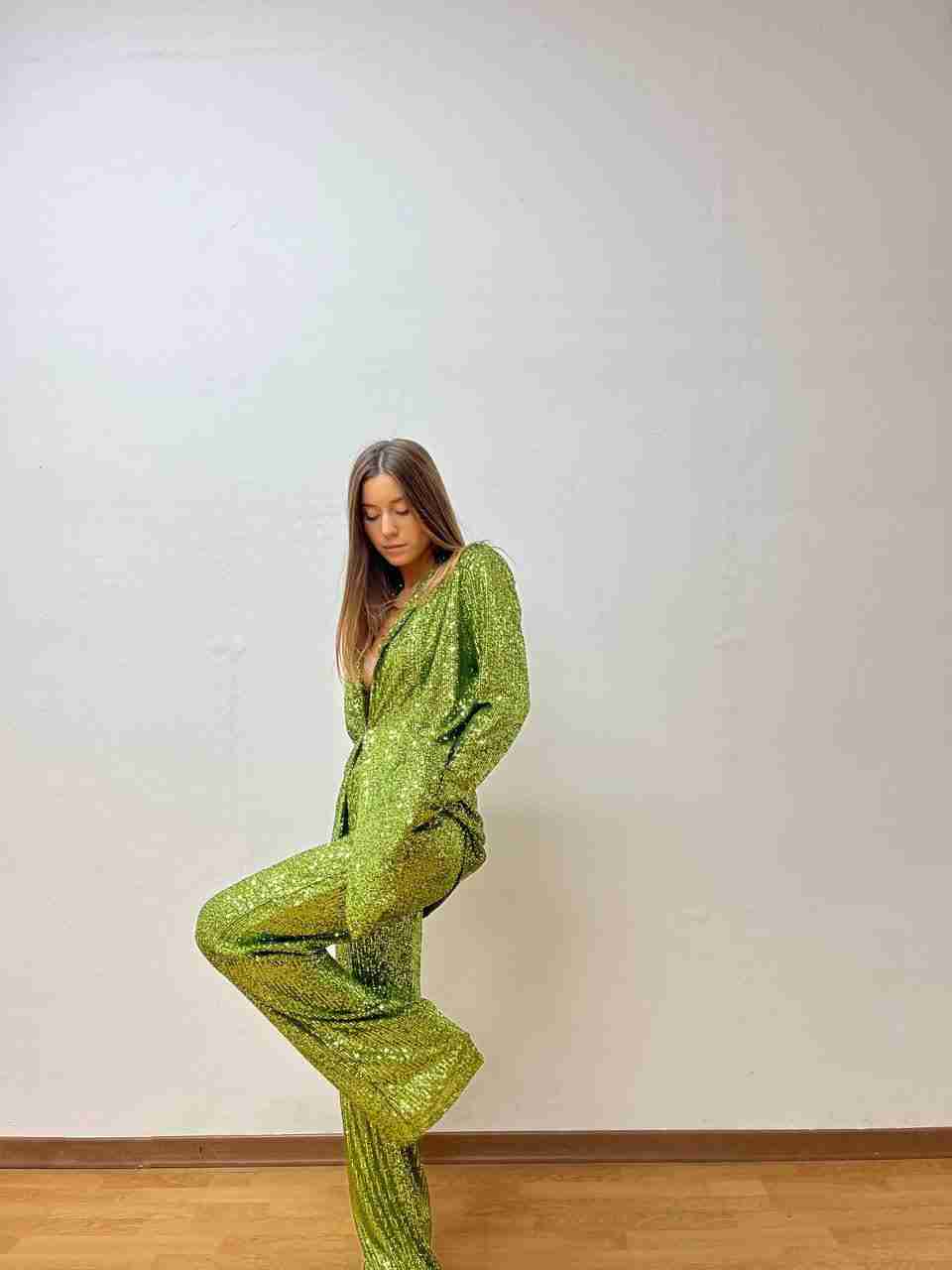 Pantaloni pailettes