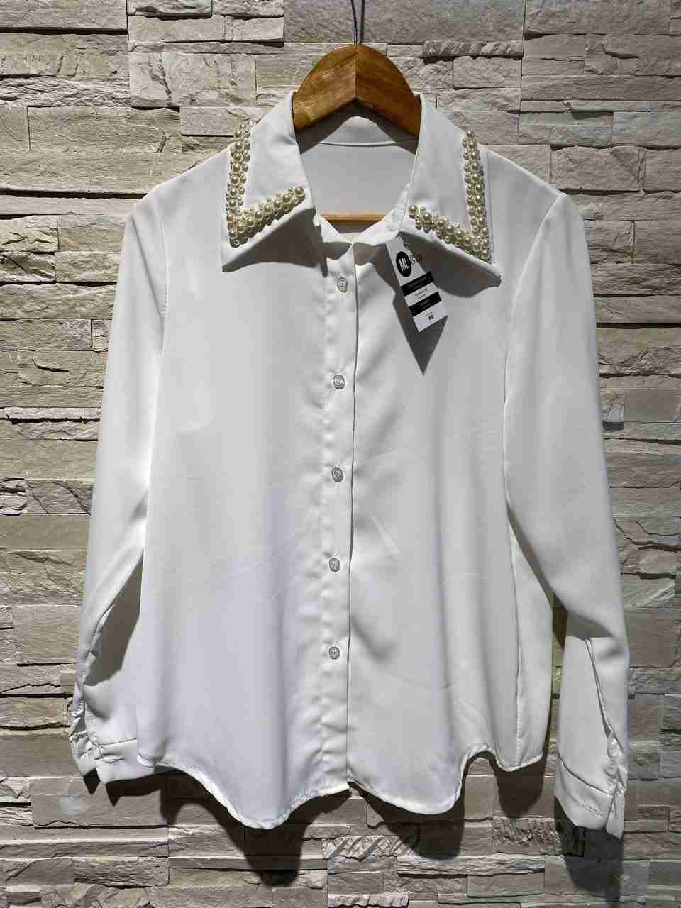 Camicia con dettaglio perline