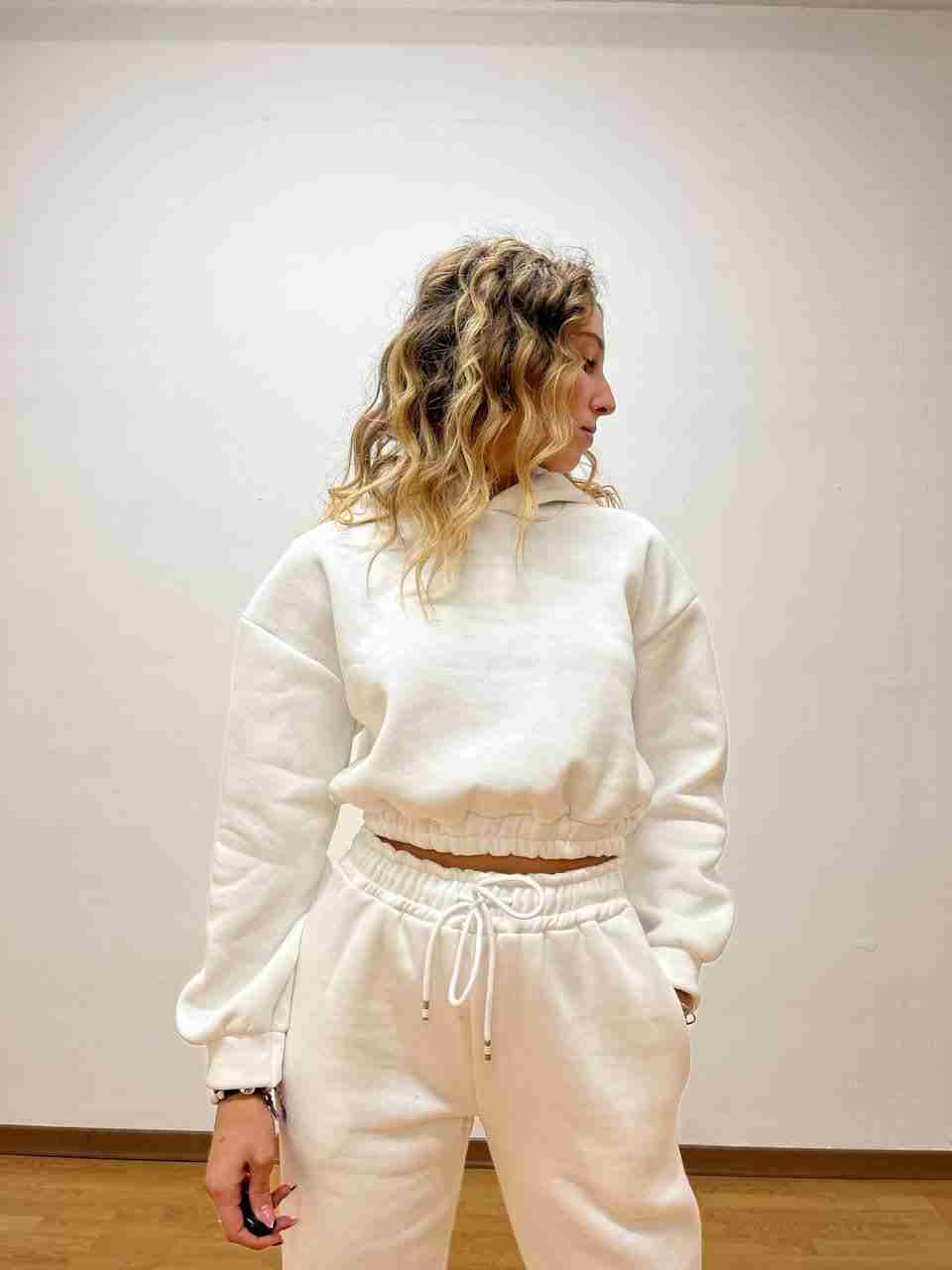Pantaloni in tuta felpati