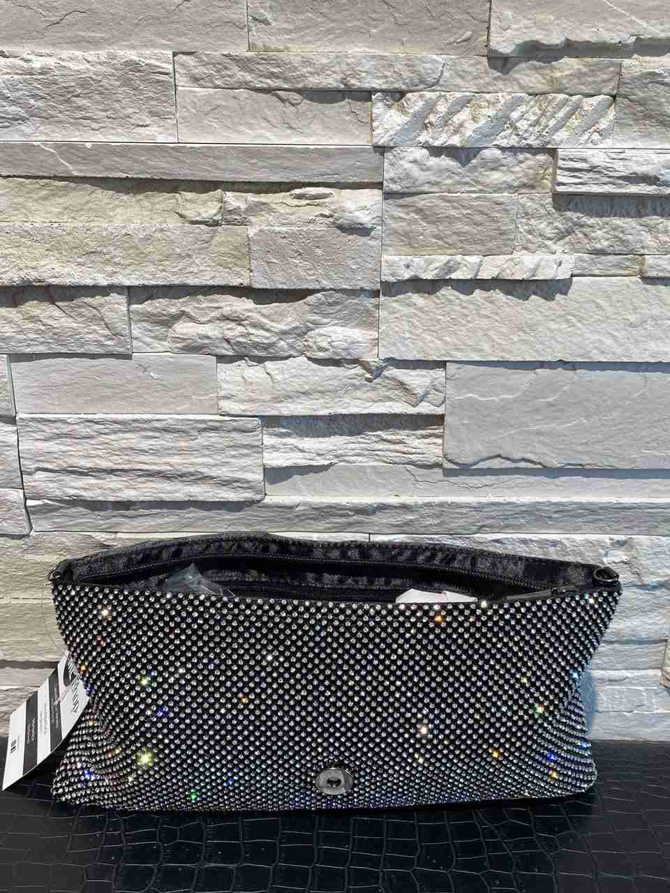 Pochette con strass