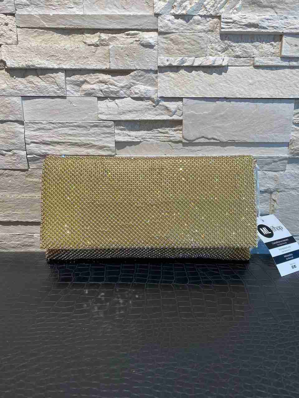 Pochette con strass
