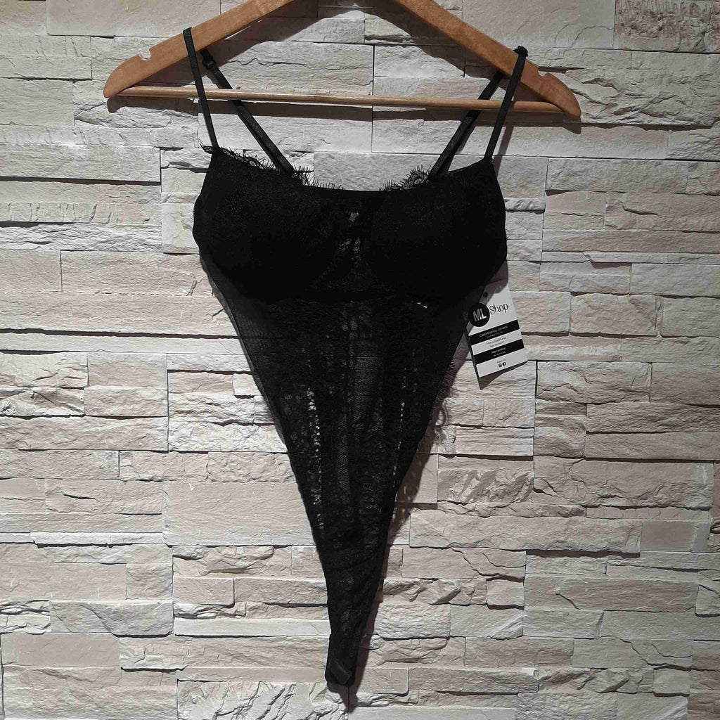 Body in pizzo e tulle