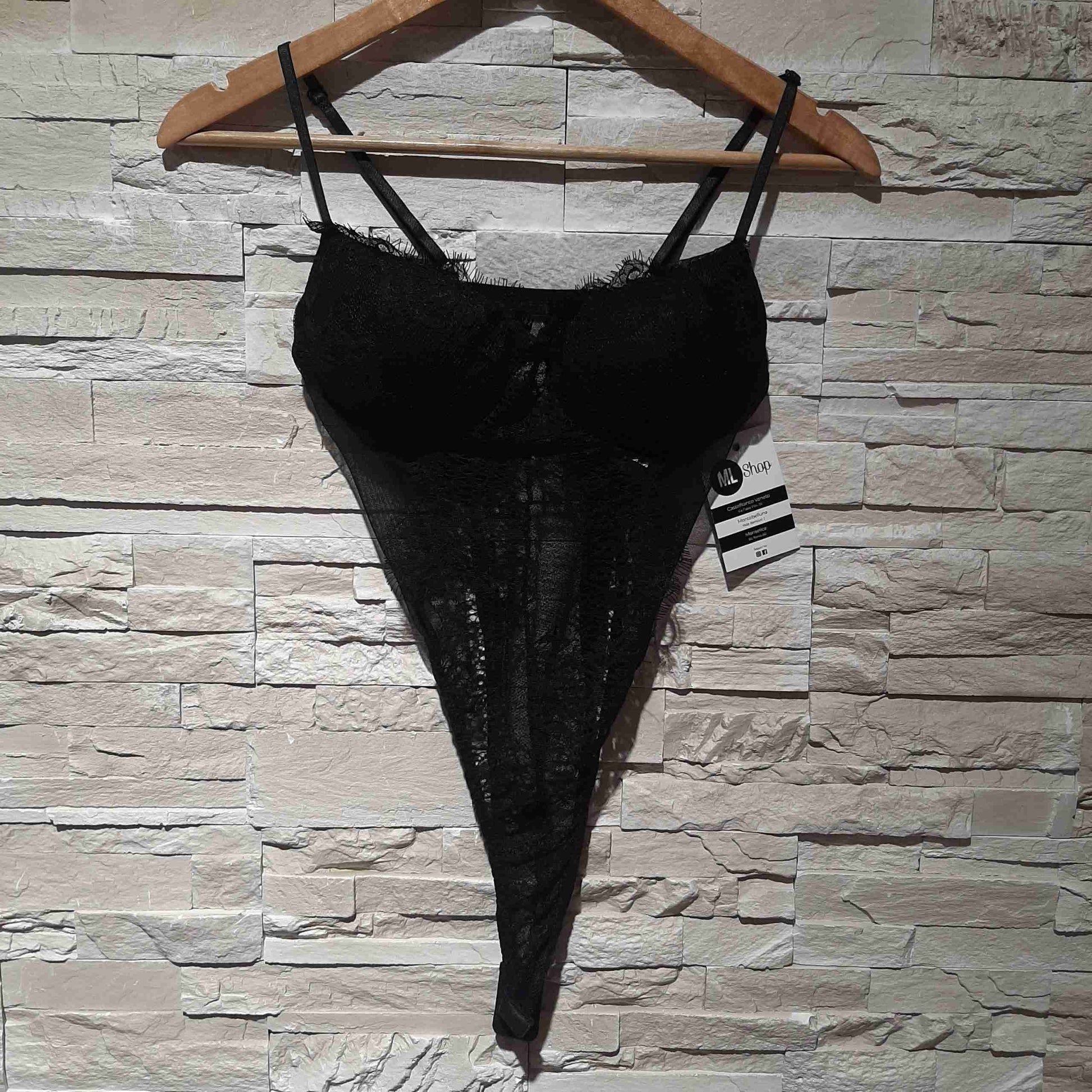 Body in pizzo e tulle