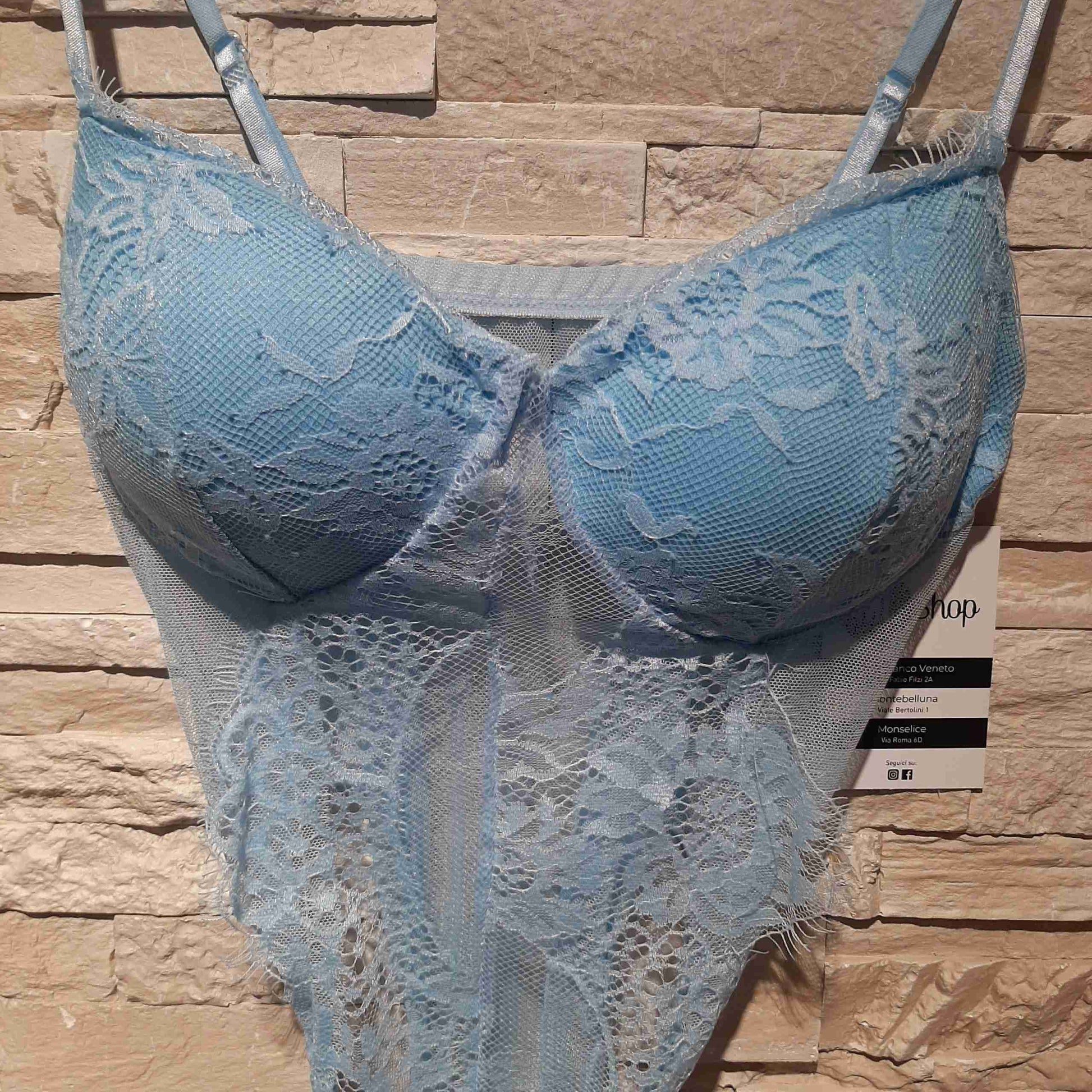 Body in pizzo e tulle