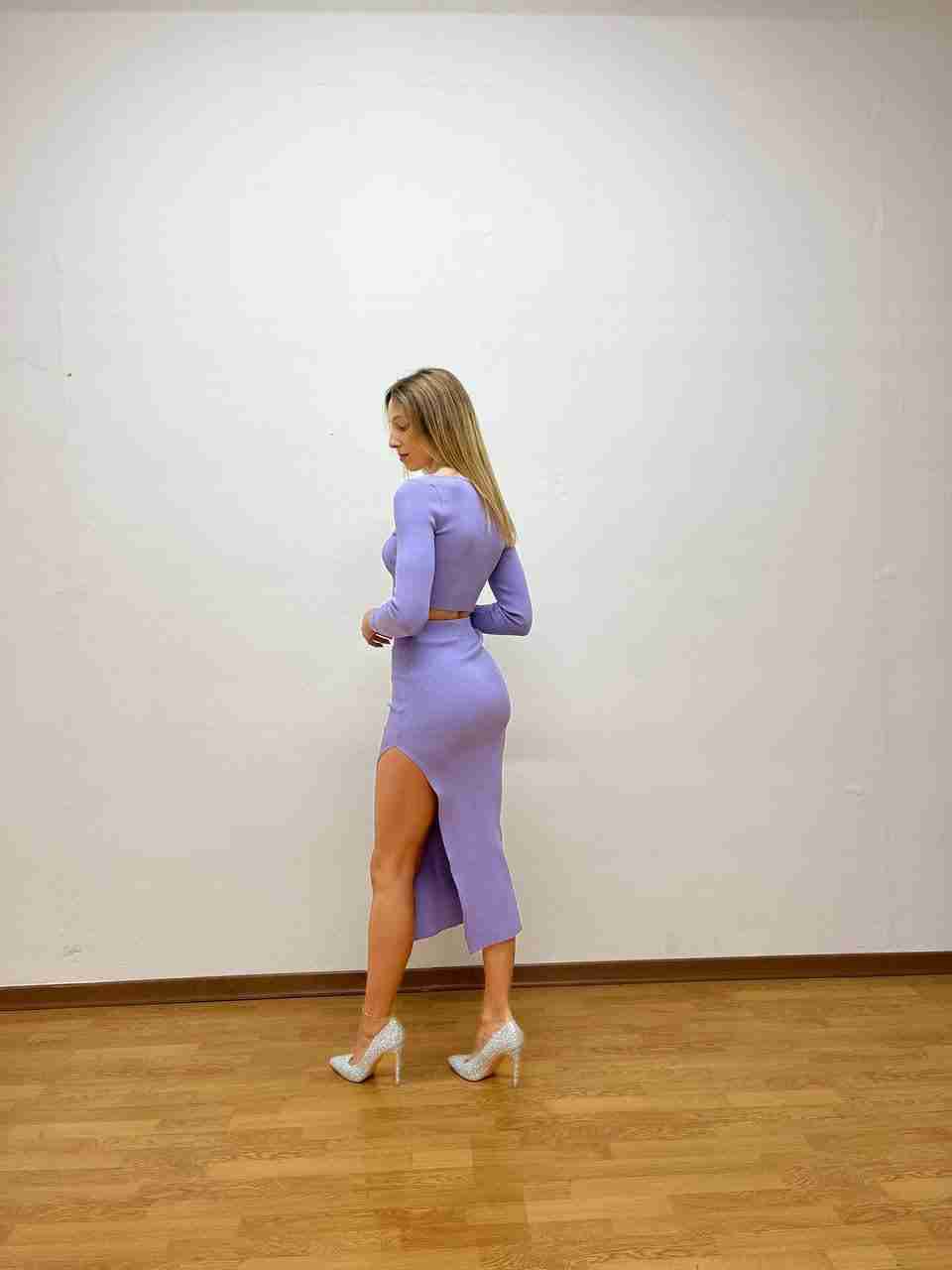 Coordinato primaverile maglioncino e gonna