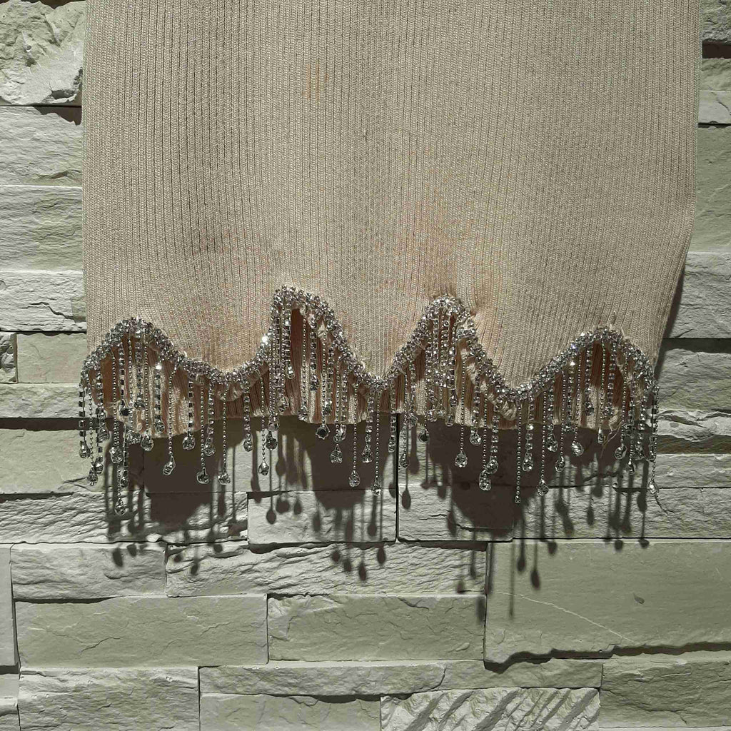 Vestito crystal cascade
