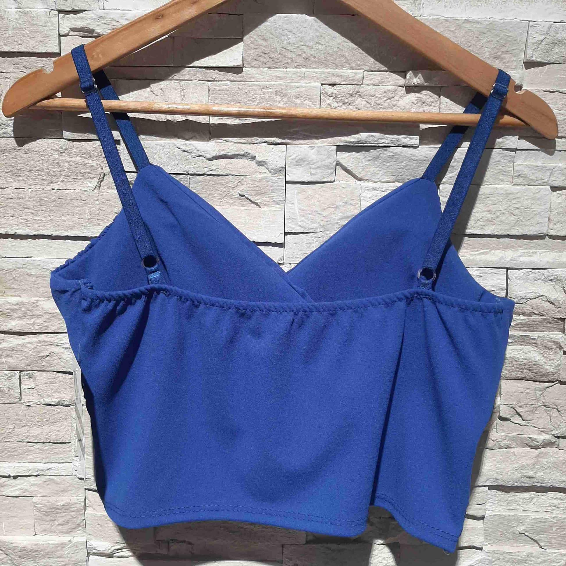 Top con scollo a incrocio