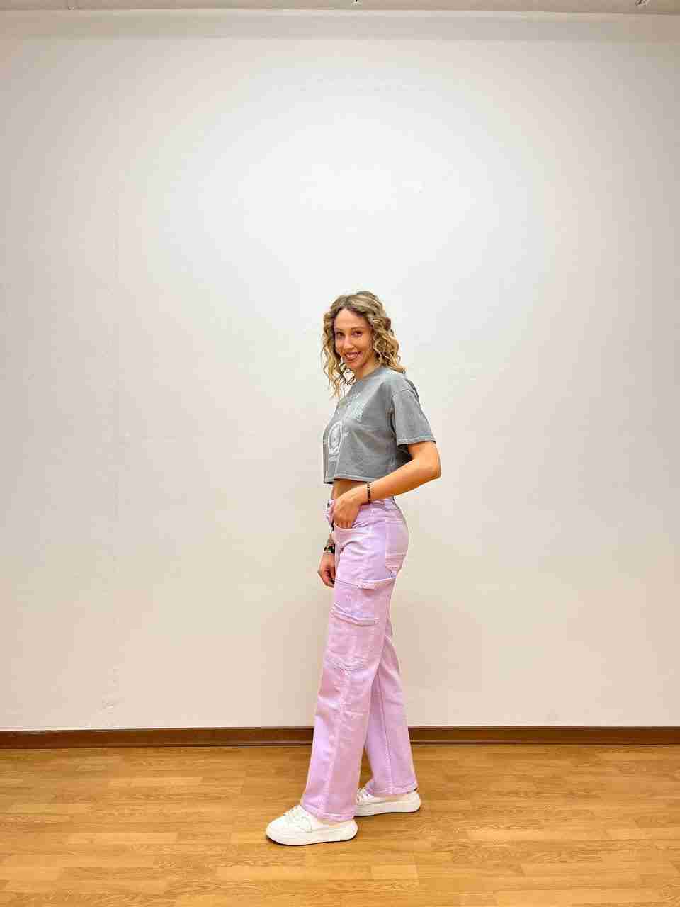 Cargo jeans a palazzo