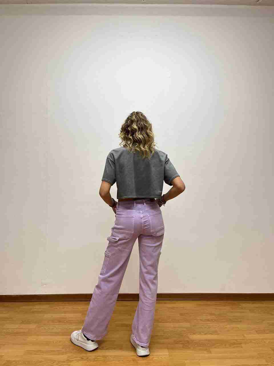 Cargo jeans a palazzo