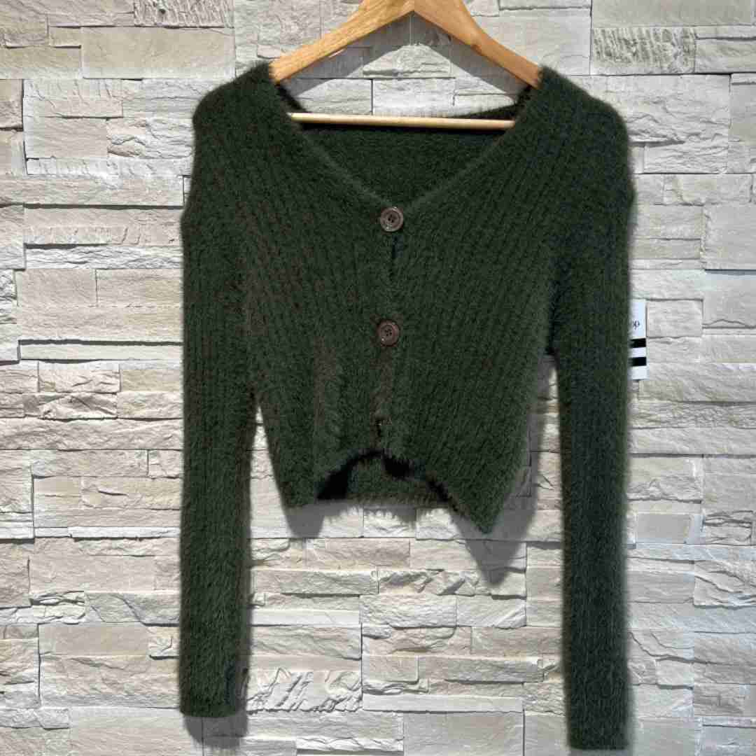 Cardigan peluche
