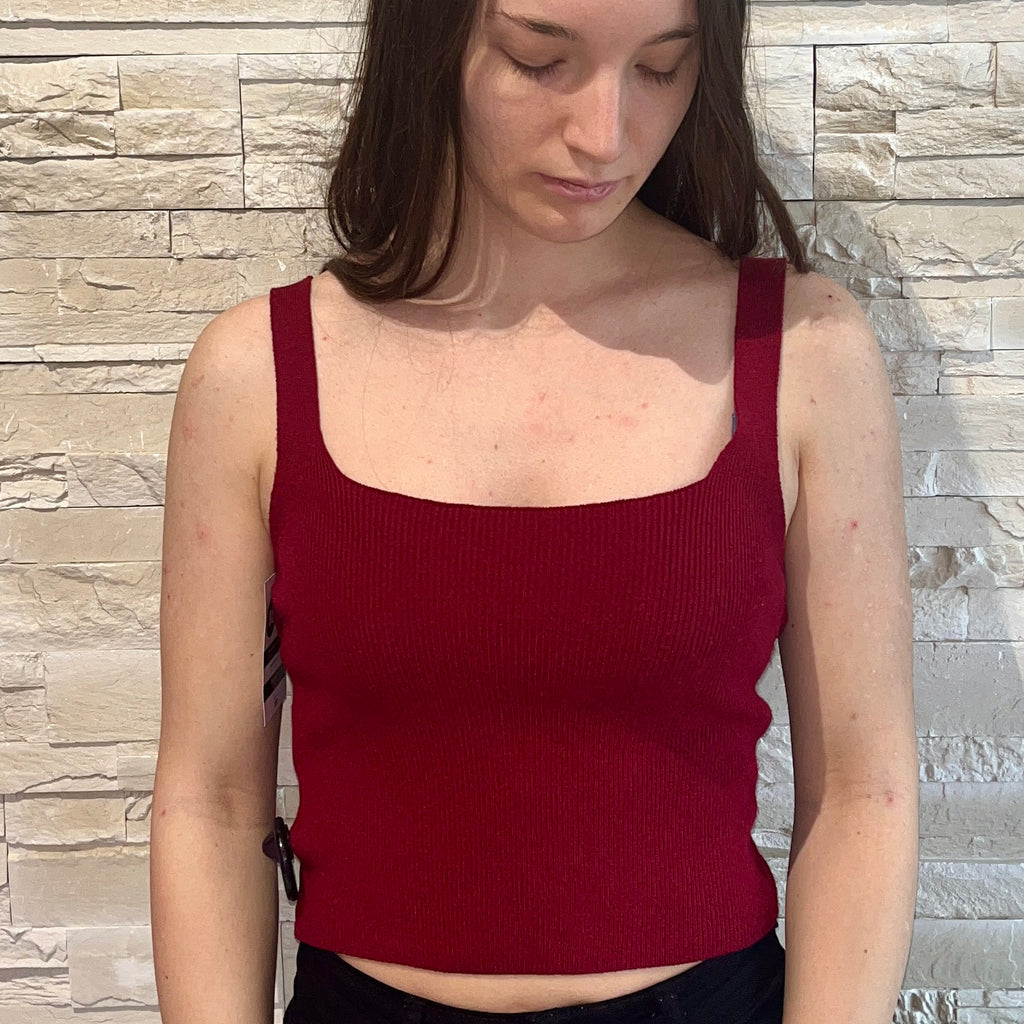 Top a costine semplice