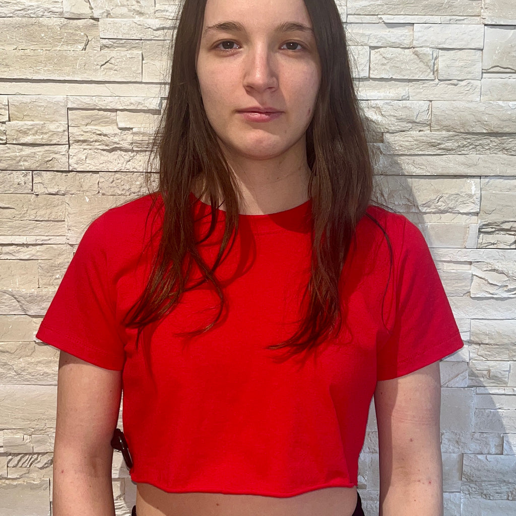 T-shirt crop basic