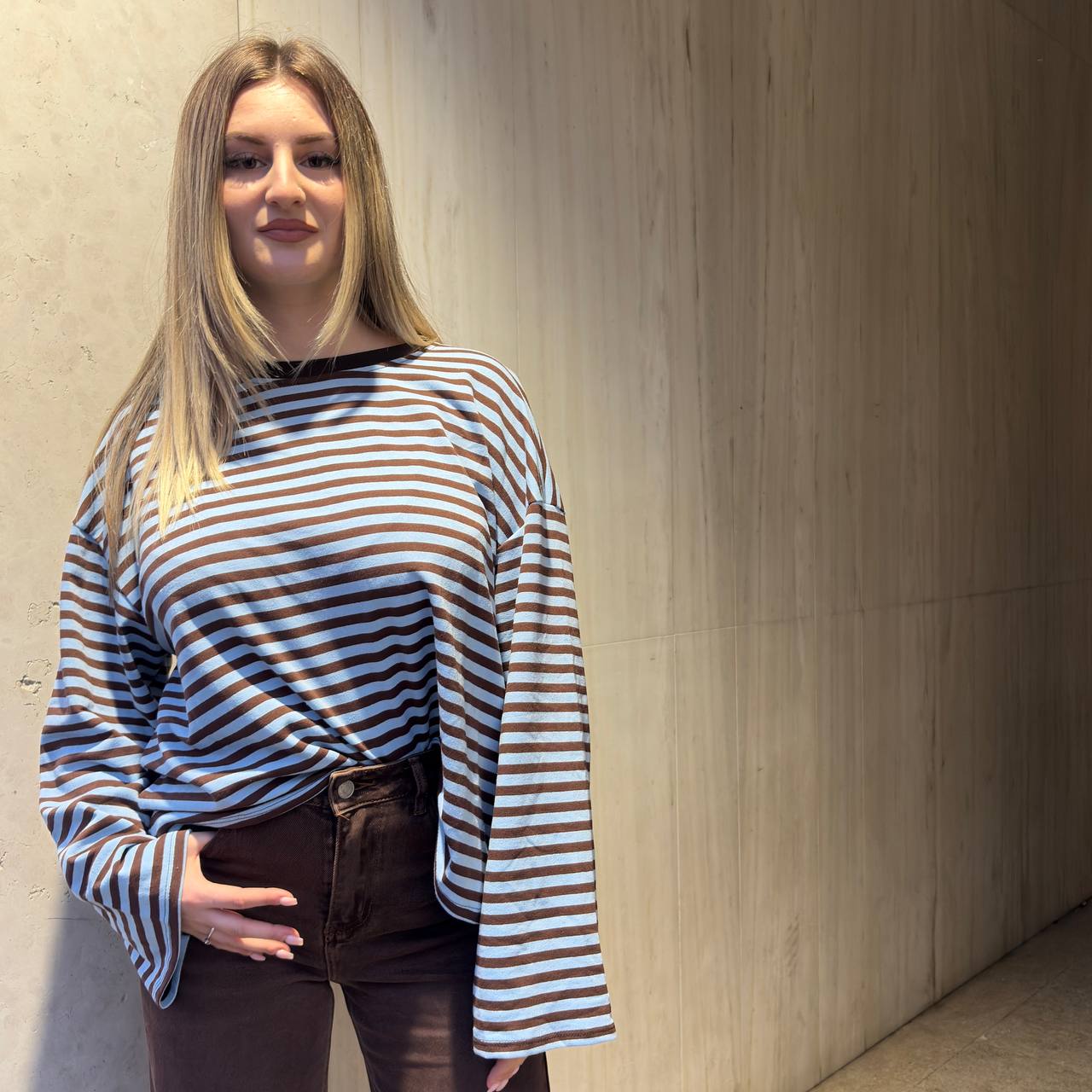 Maglietta club righe