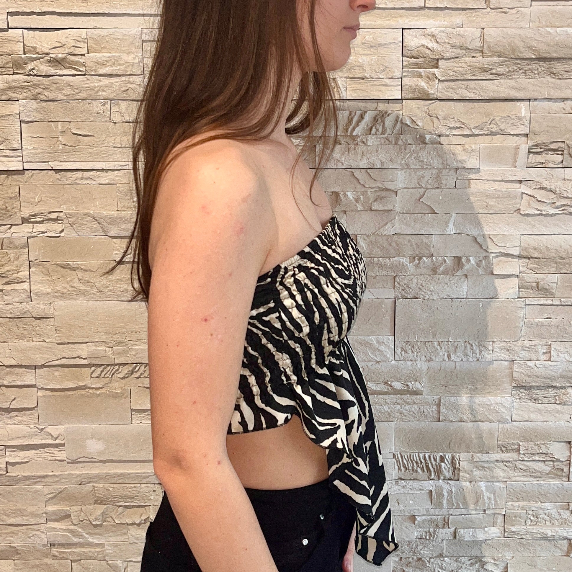 Top bandana animalier