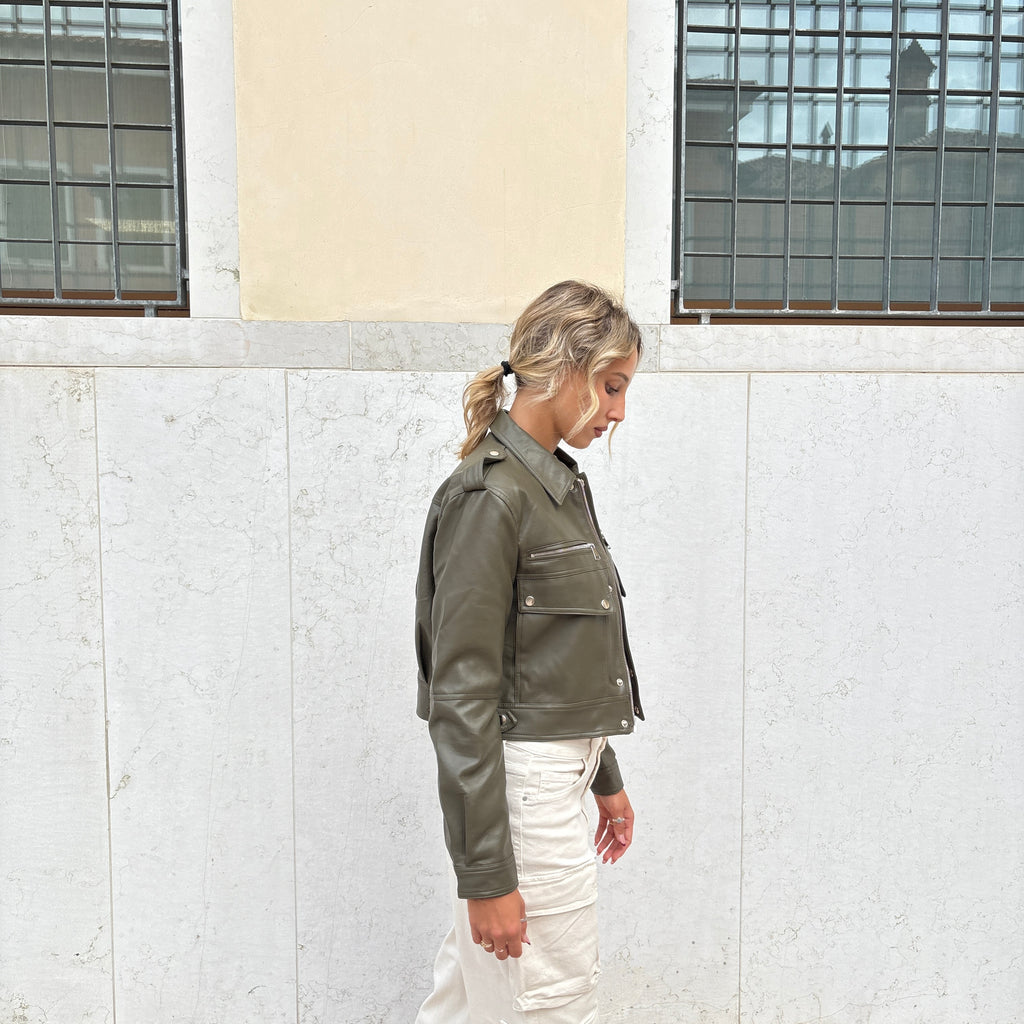 Giacca bold zipper