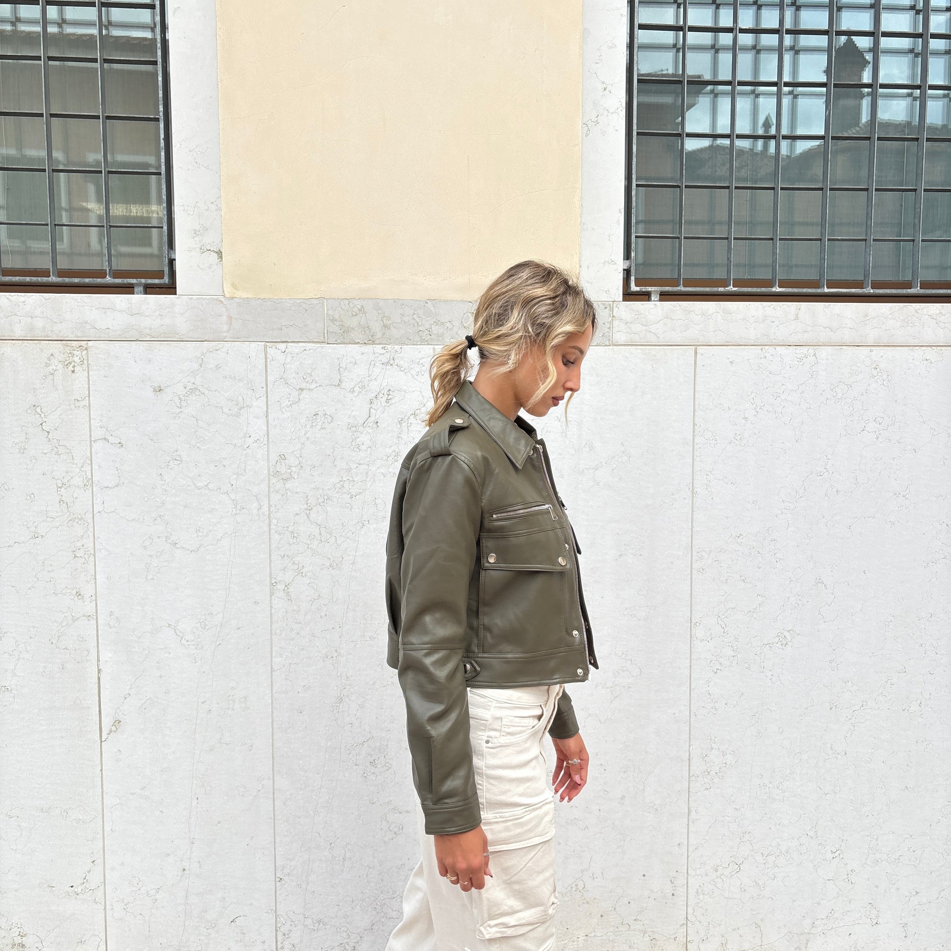 Giacca bold zipper