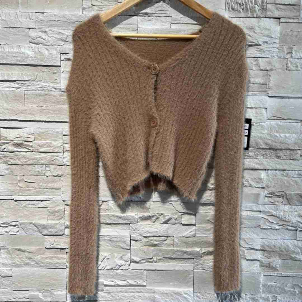 Cardigan peluche